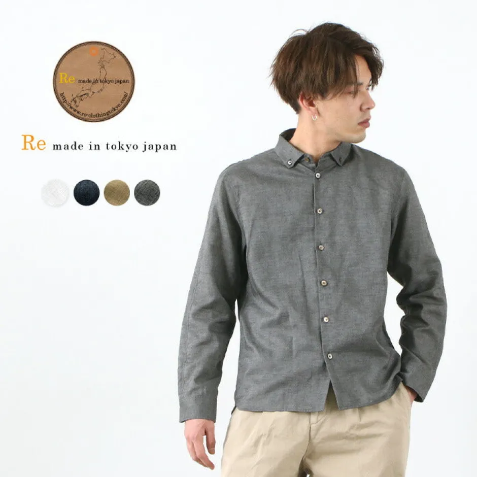Shirts^RE MADE IN TOKYO JAPAN / Linen Canvas Split Raglan Shirt