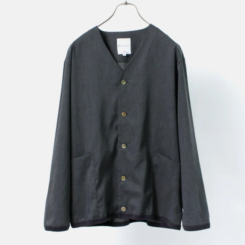 Cardigans^RE MADE IN TOKYO JAPAN / Linen Coolmax Shirt Cardigan