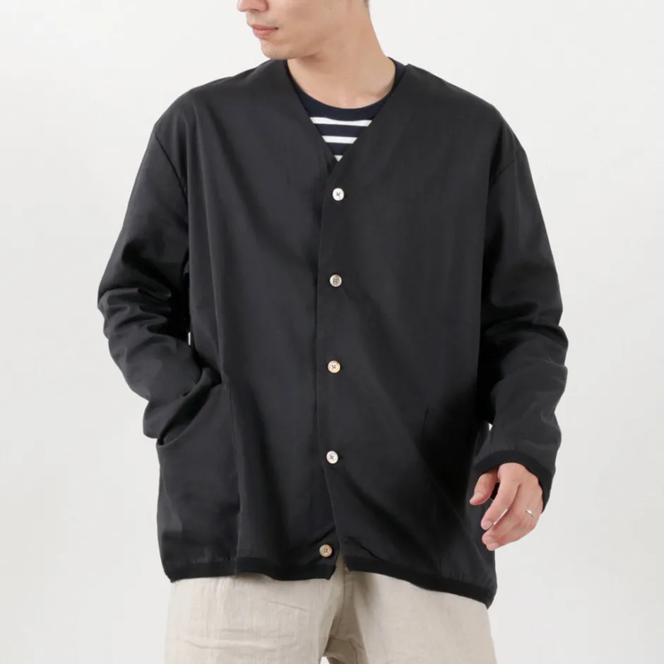 Cardigans^RE MADE IN TOKYO JAPAN / Linen Coolmax Shirt Cardigan