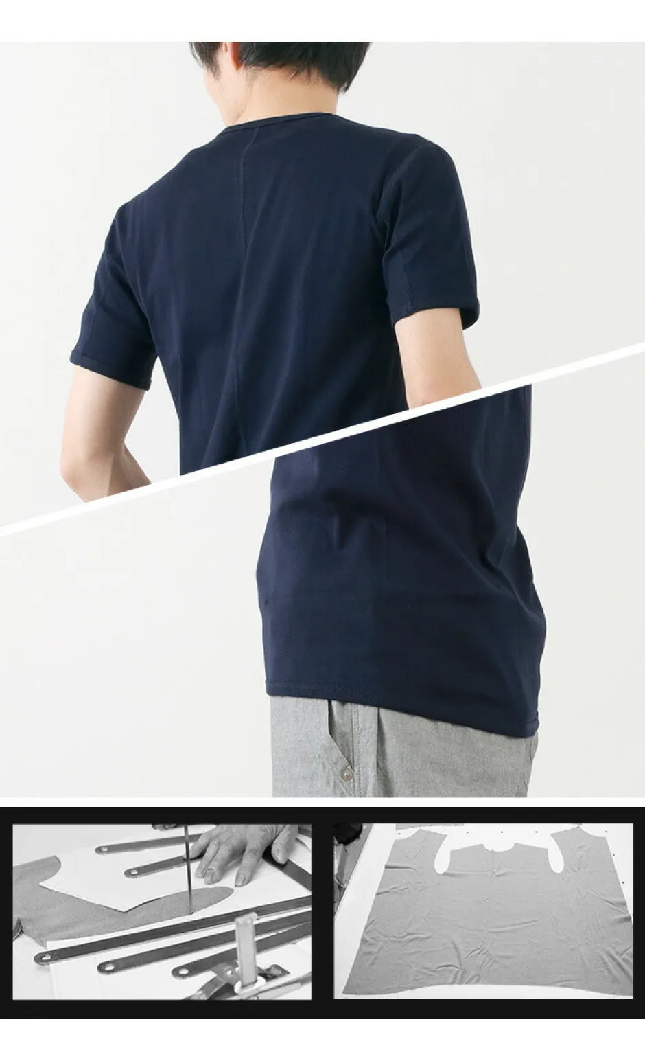 T-Shirts^RE MADE IN TOKYO JAPAN / Perfect Inner Giza Cotton Crew T-Shirt