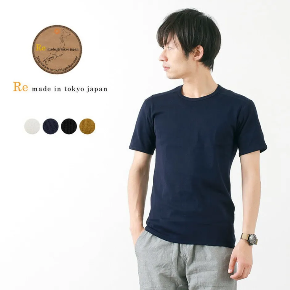 T-Shirts^RE MADE IN TOKYO JAPAN / Perfect Inner Giza Cotton Crew T-Shirt