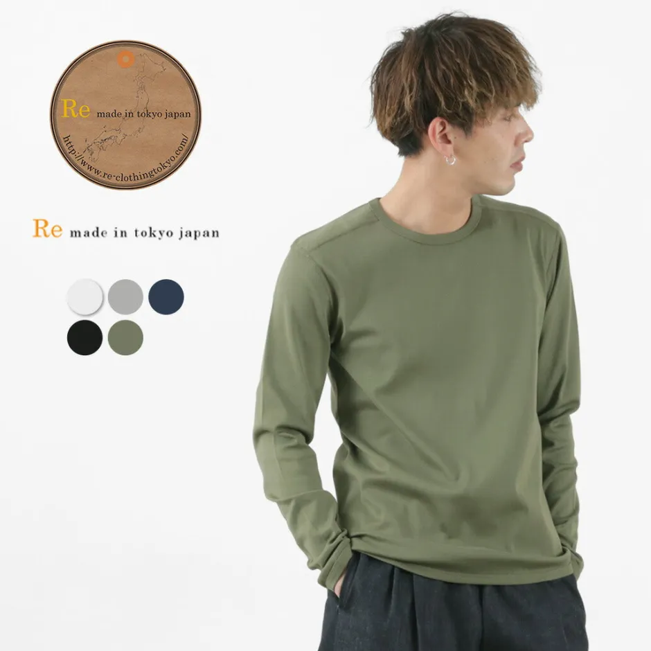 T-Shirts^RE MADE IN TOKYO JAPAN / Perfect Inner Giza Cotton Crew T-shirt