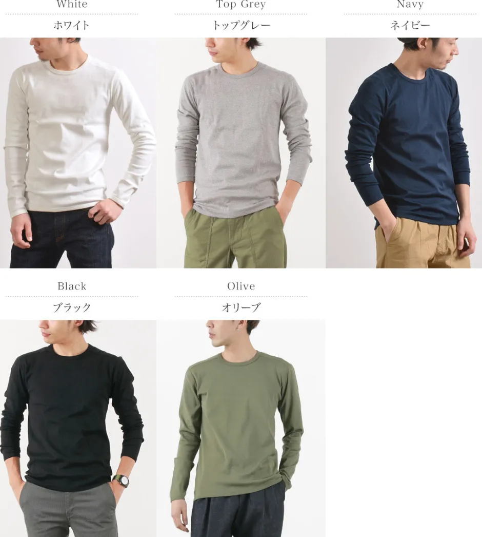 T-Shirts^RE MADE IN TOKYO JAPAN / Perfect Inner Giza Cotton Crew T-shirt