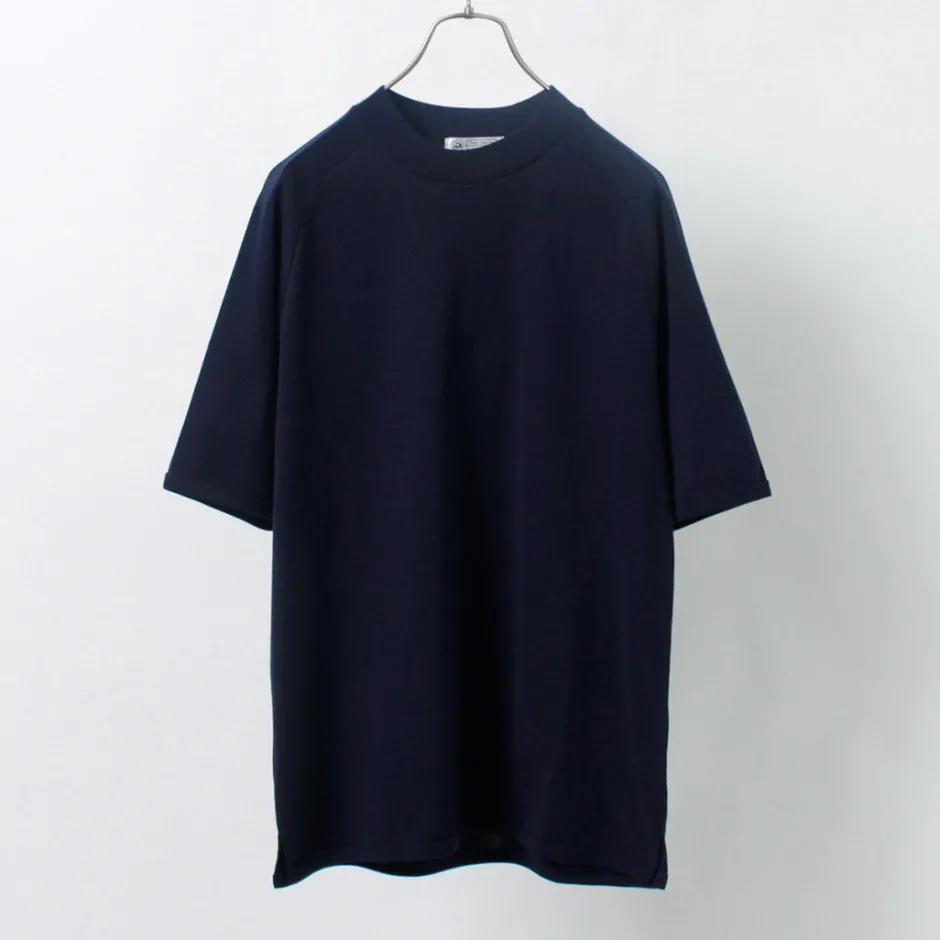 T-Shirts^RE MADE IN TOKYO JAPAN / Perfect Inner Giza Mock Neck Half Sleeve T-Shirt