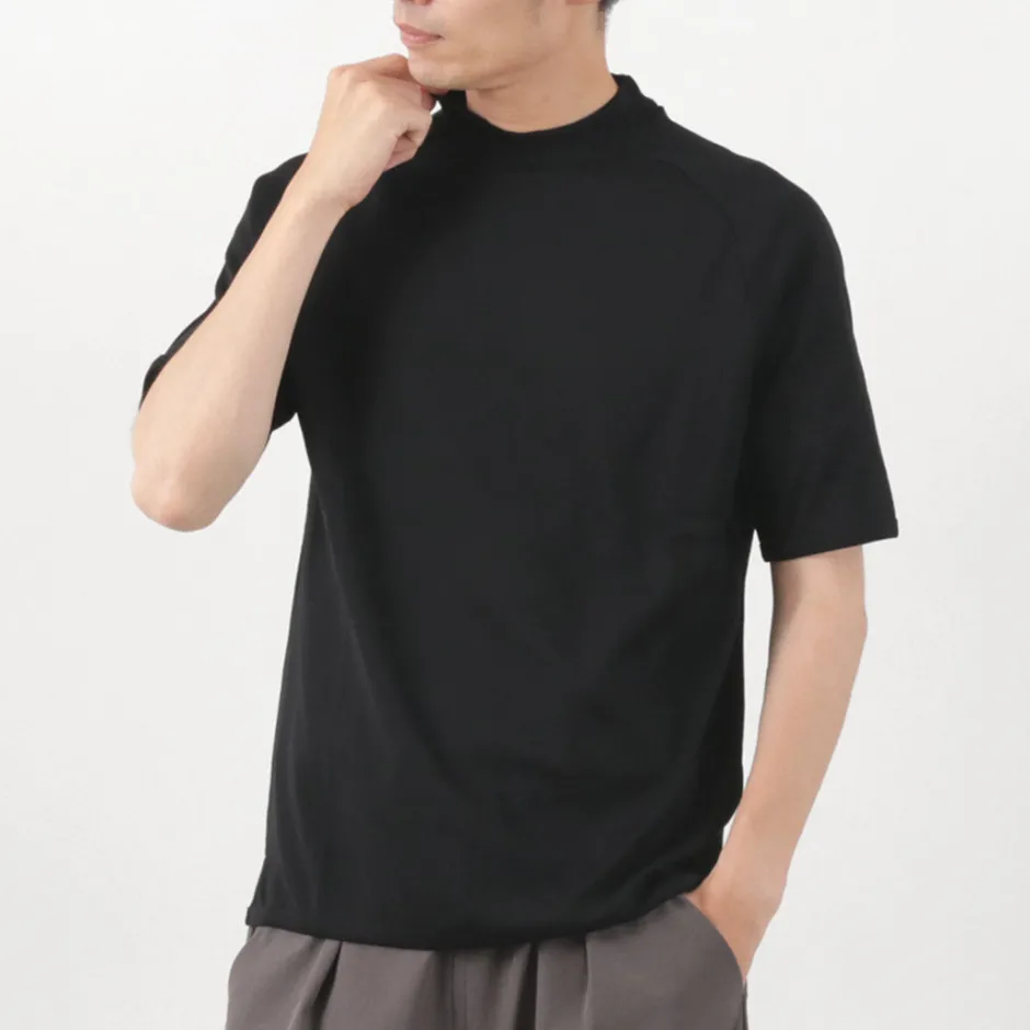 T-Shirts^RE MADE IN TOKYO JAPAN / Perfect Inner Giza Mock Neck Half Sleeve T-Shirt