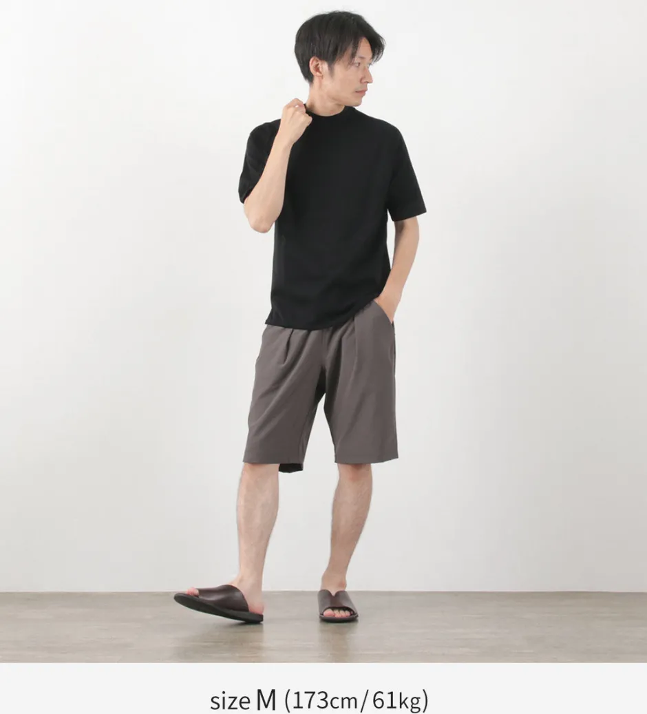 T-Shirts^RE MADE IN TOKYO JAPAN / Perfect Inner Giza Mock Neck Half Sleeve T-Shirt