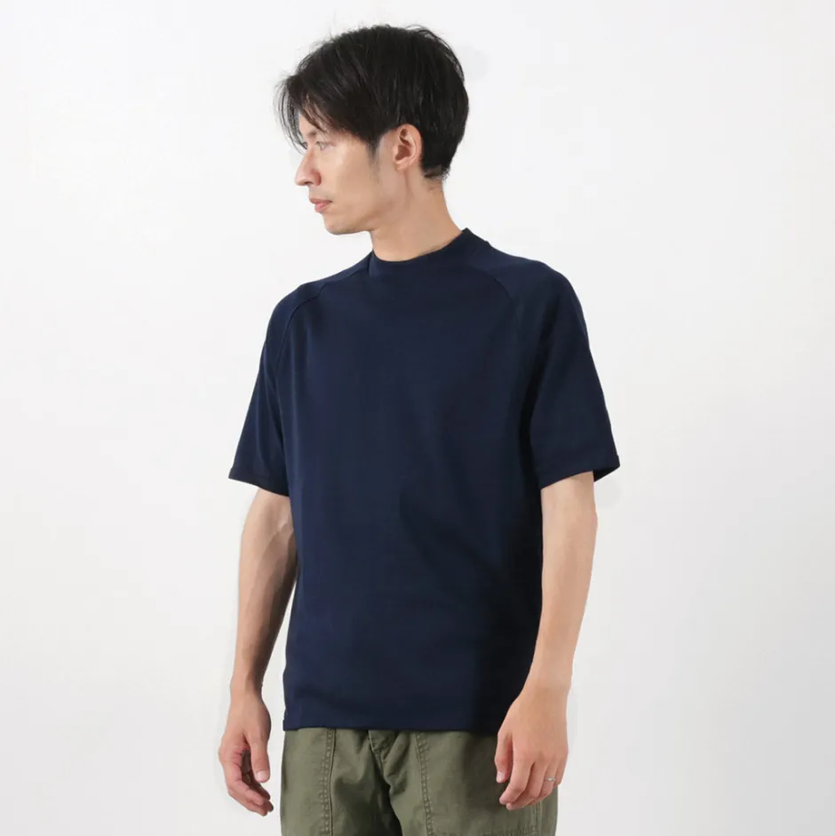 T-Shirts^RE MADE IN TOKYO JAPAN / Perfect Inner Giza Mock Neck Half Sleeve T-Shirt