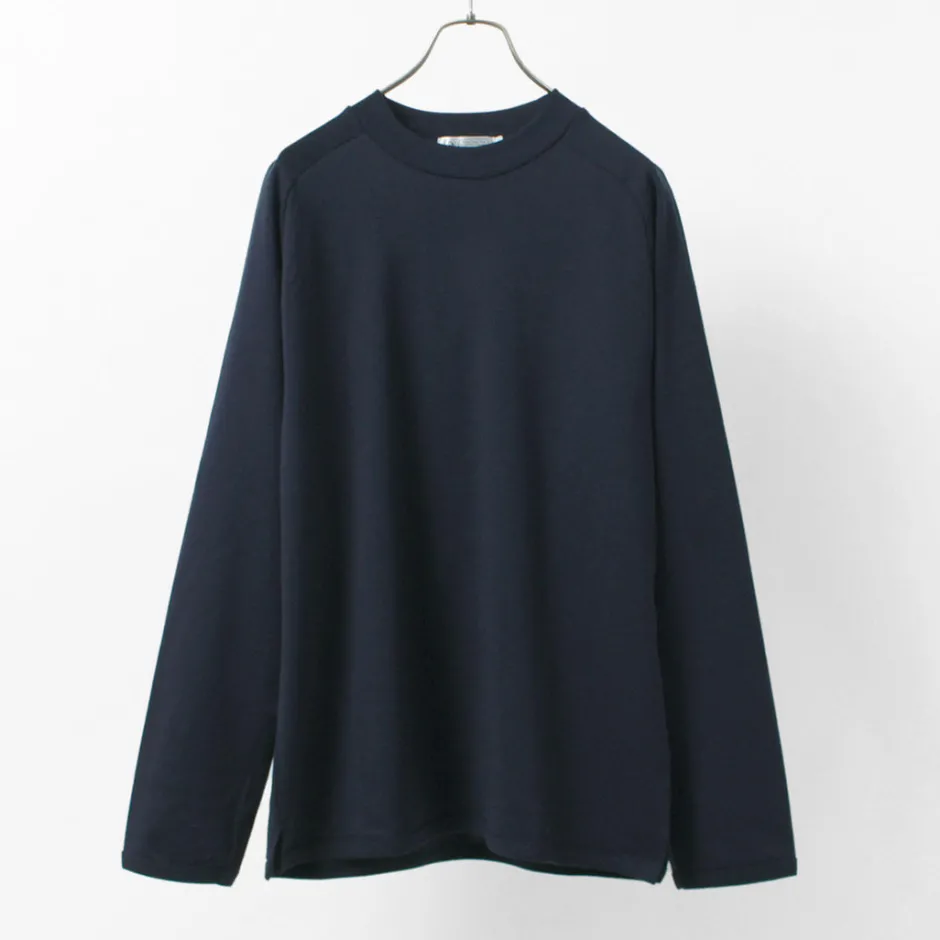 T-Shirts^RE MADE IN TOKYO JAPAN / Perfect Inner Giza Mock Neck Long Sleeve T-Shirt