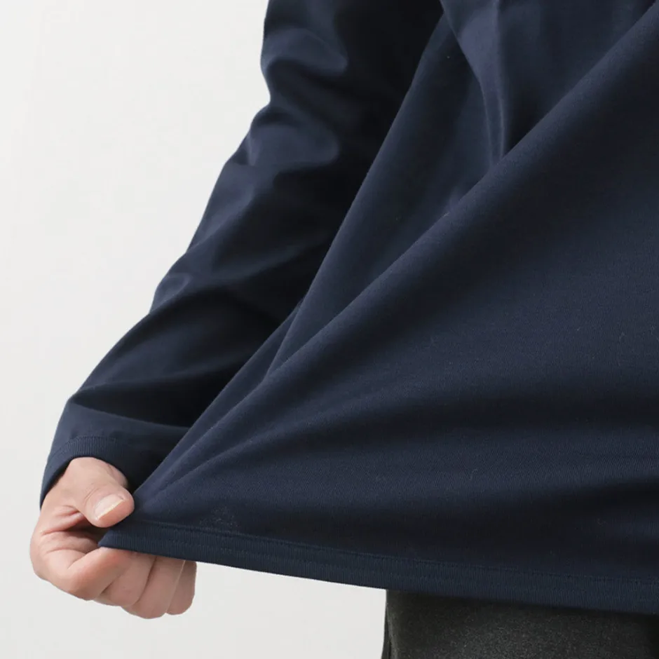 T-Shirts^RE MADE IN TOKYO JAPAN / Perfect Inner Giza Mock Neck Long Sleeve T-Shirt