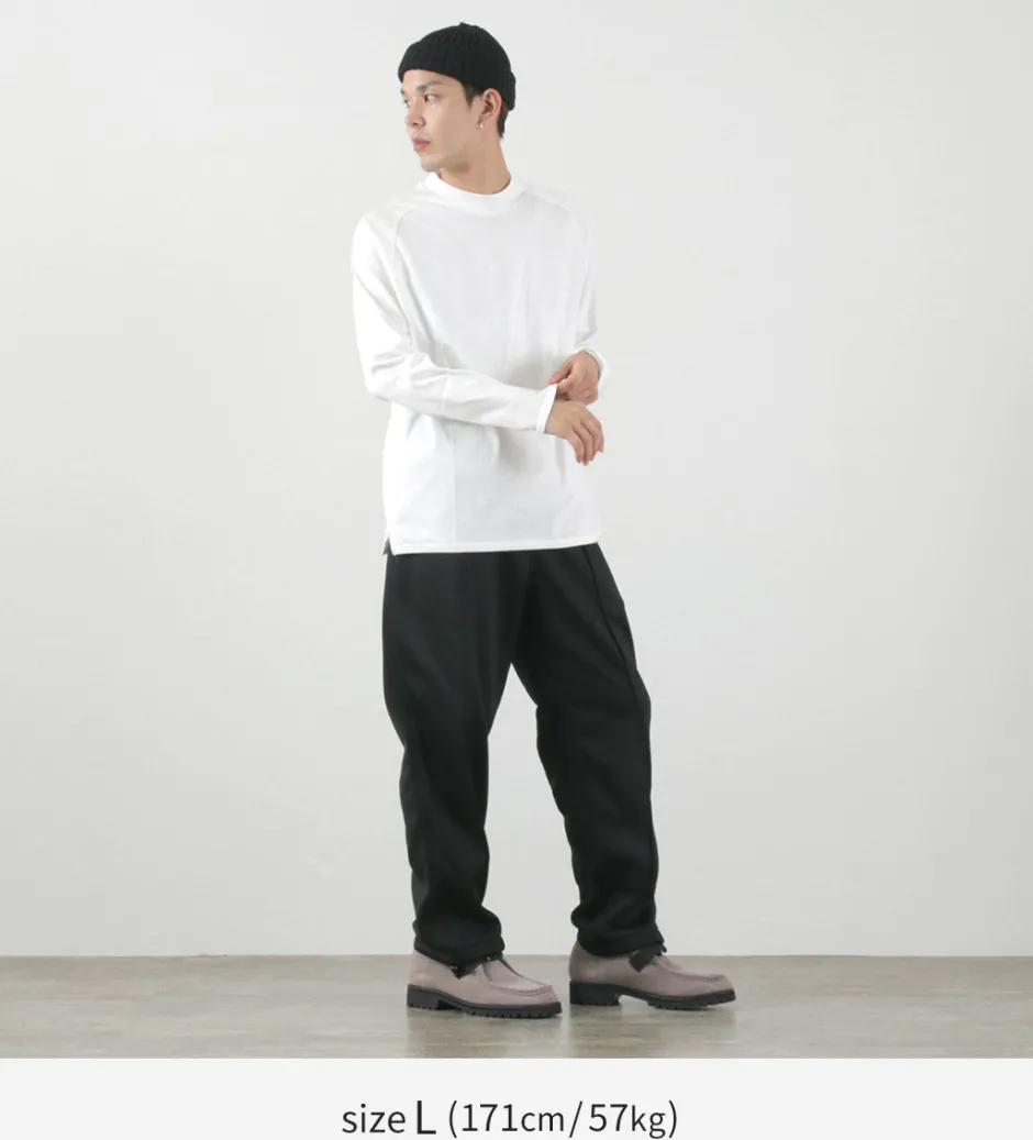 T-Shirts^RE MADE IN TOKYO JAPAN / Perfect Inner Giza Mock Neck Long Sleeve T-Shirt