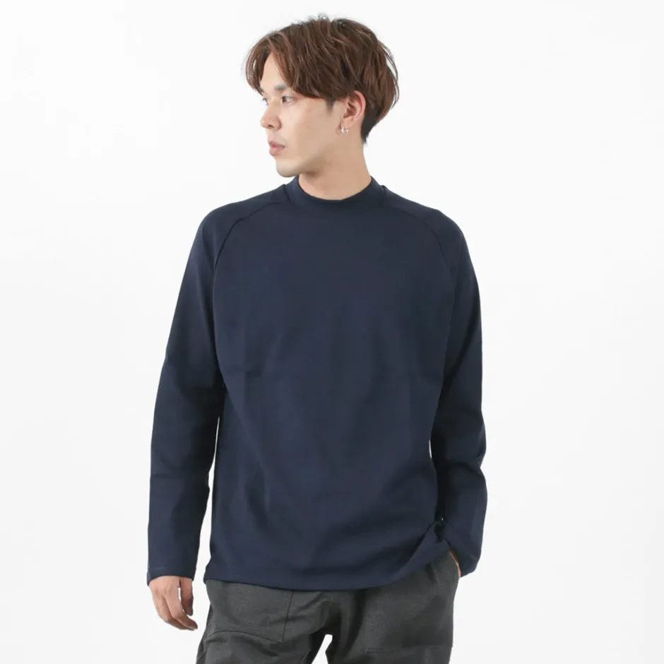 T-Shirts^RE MADE IN TOKYO JAPAN / Perfect Inner Giza Mock Neck Long Sleeve T-Shirt