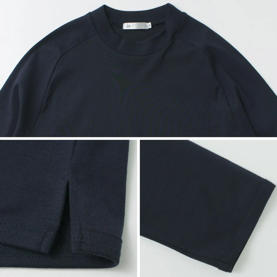 T-Shirts^RE MADE IN TOKYO JAPAN / Perfect Inner Giza Mock Neck Long Sleeve T-Shirt