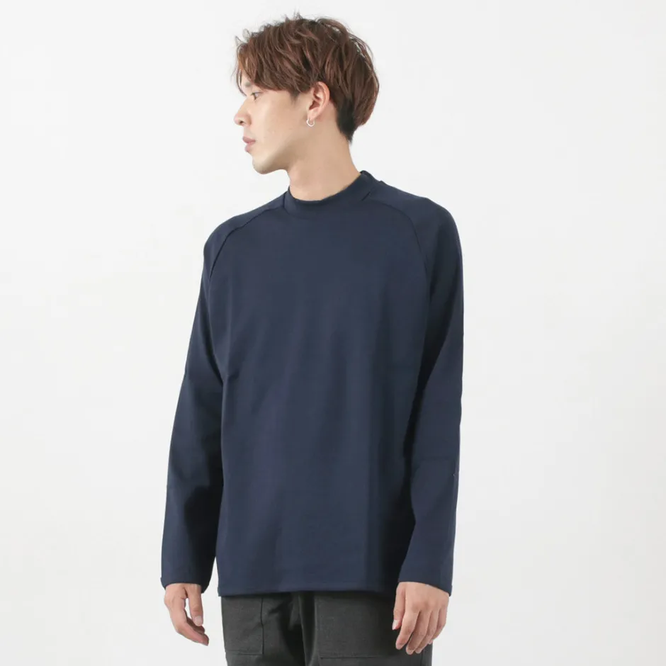 T-Shirts^RE MADE IN TOKYO JAPAN / Perfect Inner Giza Mock Neck Long Sleeve T-Shirt