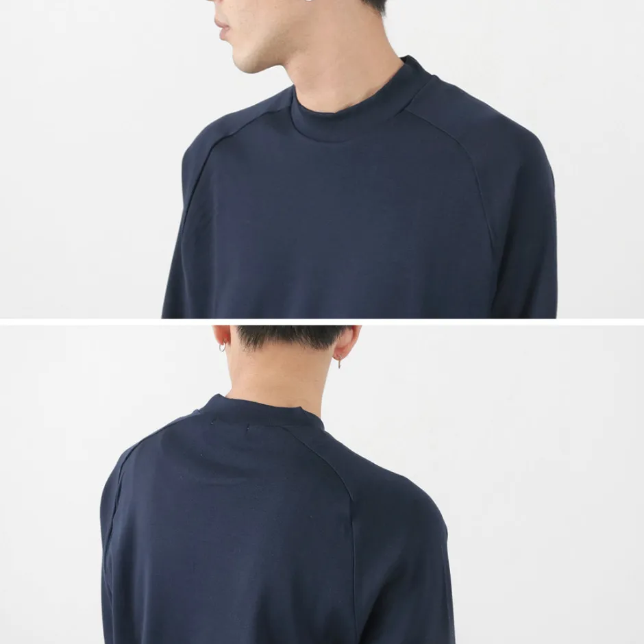 T-Shirts^RE MADE IN TOKYO JAPAN / Perfect Inner Giza Mock Neck Long Sleeve T-Shirt