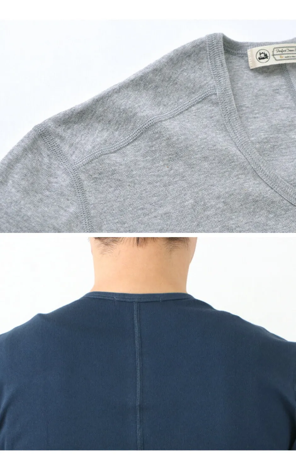 T-Shirts^RE MADE IN TOKYO JAPAN / Perfect Inner Half Sleeve U-Neck