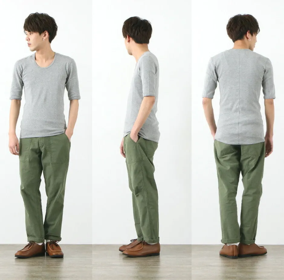 T-Shirts^RE MADE IN TOKYO JAPAN / Perfect Inner Half Sleeve U-Neck