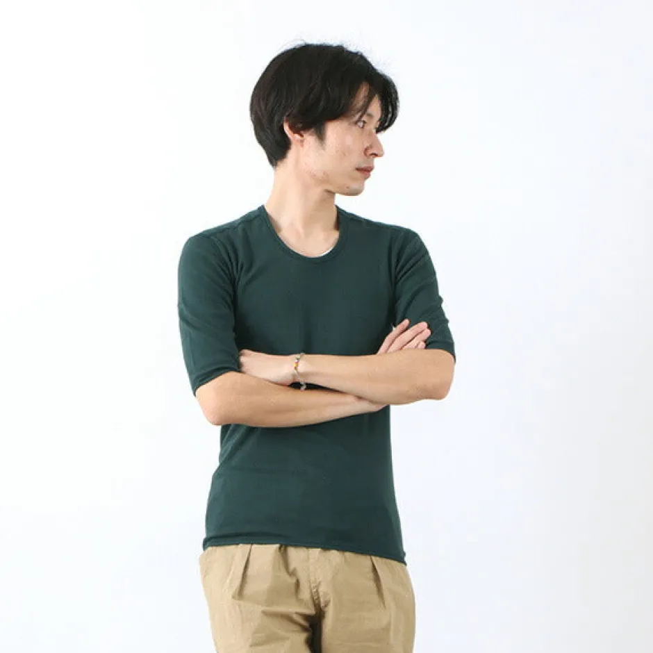 T-Shirts^RE MADE IN TOKYO JAPAN / Perfect Inner Half Sleeve U-Neck