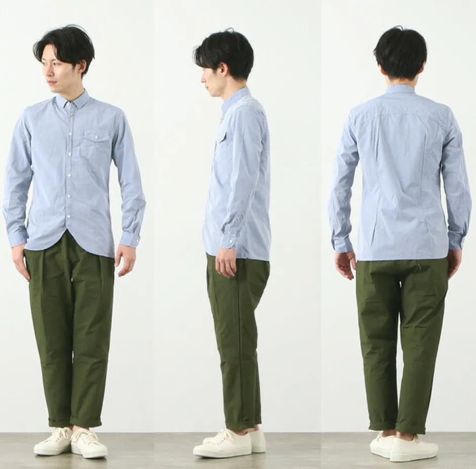 Shirts^RE MADE IN TOKYO JAPAN / Supima Typewriter Round Hem Shirt