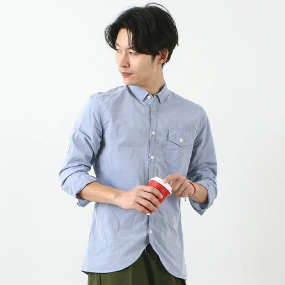 Shirts^RE MADE IN TOKYO JAPAN / Supima Typewriter Round Hem Shirt