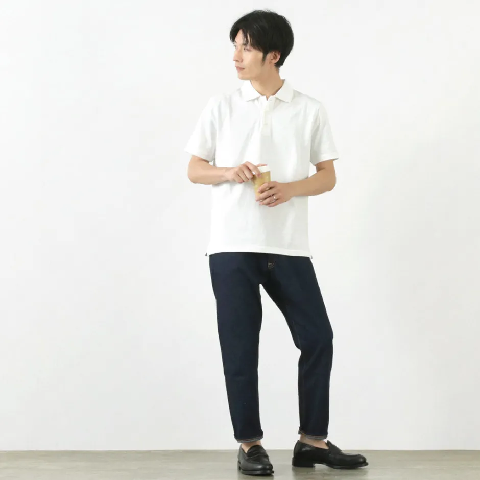 Shirts^RE MADE IN TOKYO JAPAN / SUVIN GOLD COTTON KNIT SHIRT