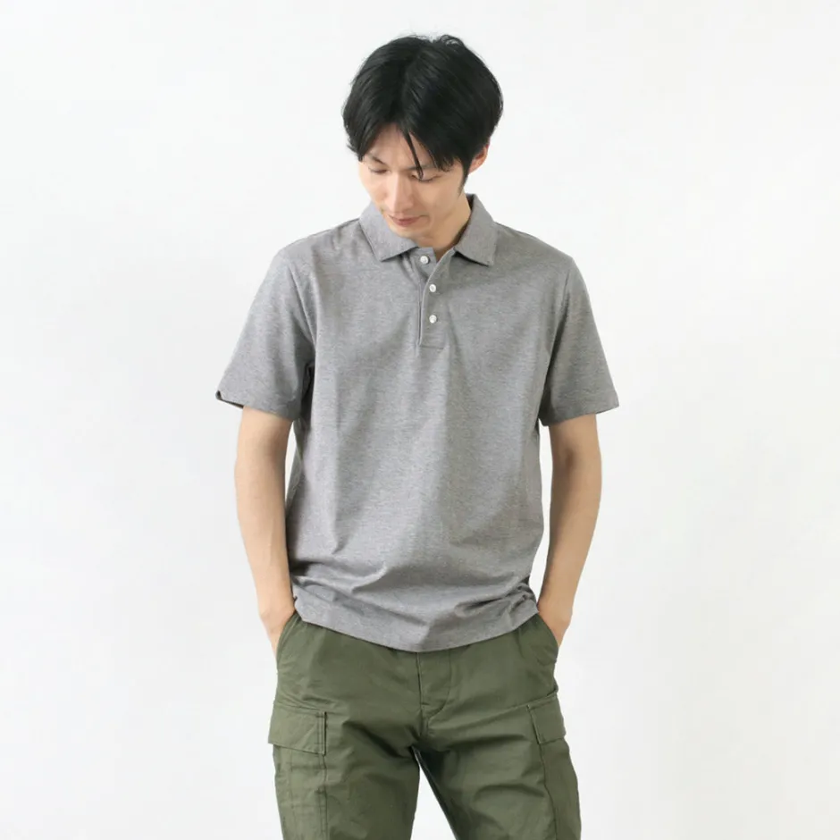 Shirts^RE MADE IN TOKYO JAPAN / SUVIN GOLD COTTON KNIT SHIRT