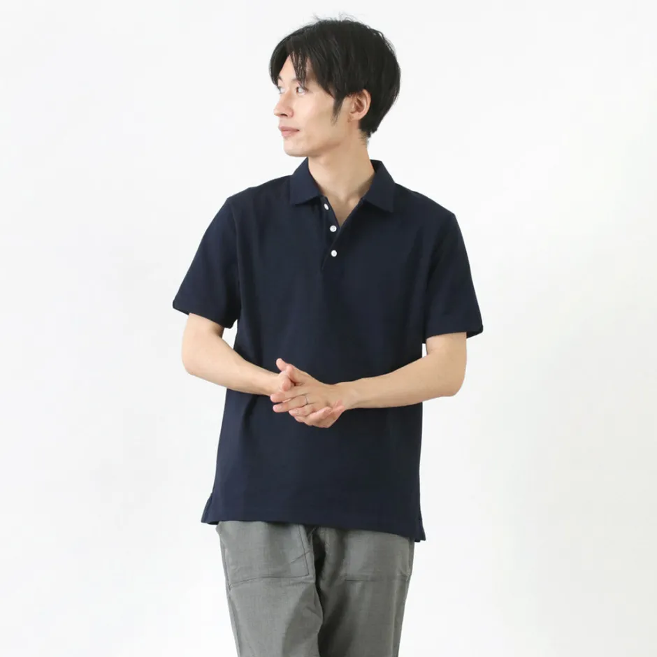 Shirts^RE MADE IN TOKYO JAPAN / SUVIN GOLD COTTON KNIT SHIRT