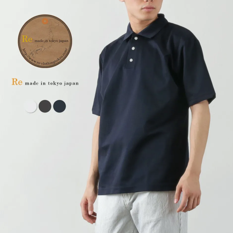 T-Shirts^RE MADE IN TOKYO JAPAN / Tokyo Made Dress Knit Shirt Polo