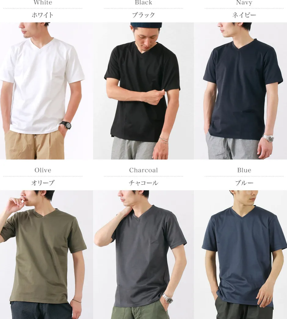 T-Shirts^RE MADE IN TOKYO JAPAN / Tokyo Made Dress T-Shirt V-Neck