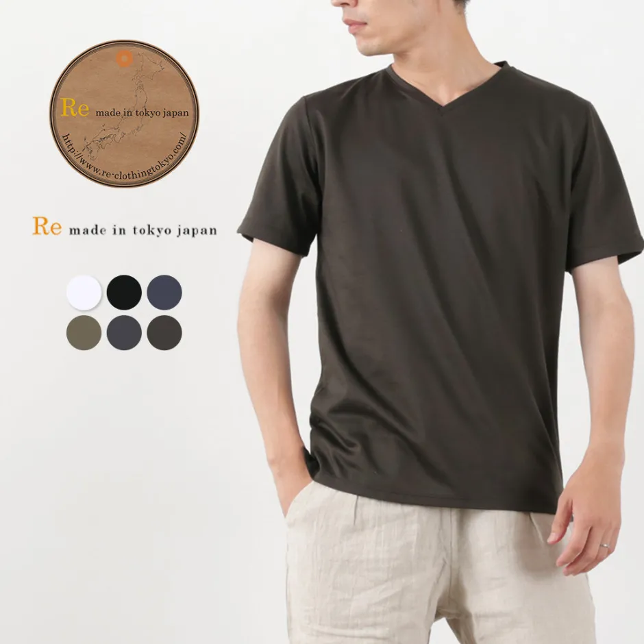 T-Shirts^RE MADE IN TOKYO JAPAN / Tokyo Made Dress T-Shirt V-Neck