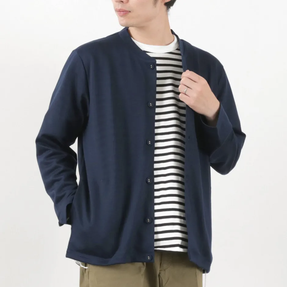 Cardigans^RE MADE IN TOKYO JAPAN / Viscose knit crew neck Cardigan
