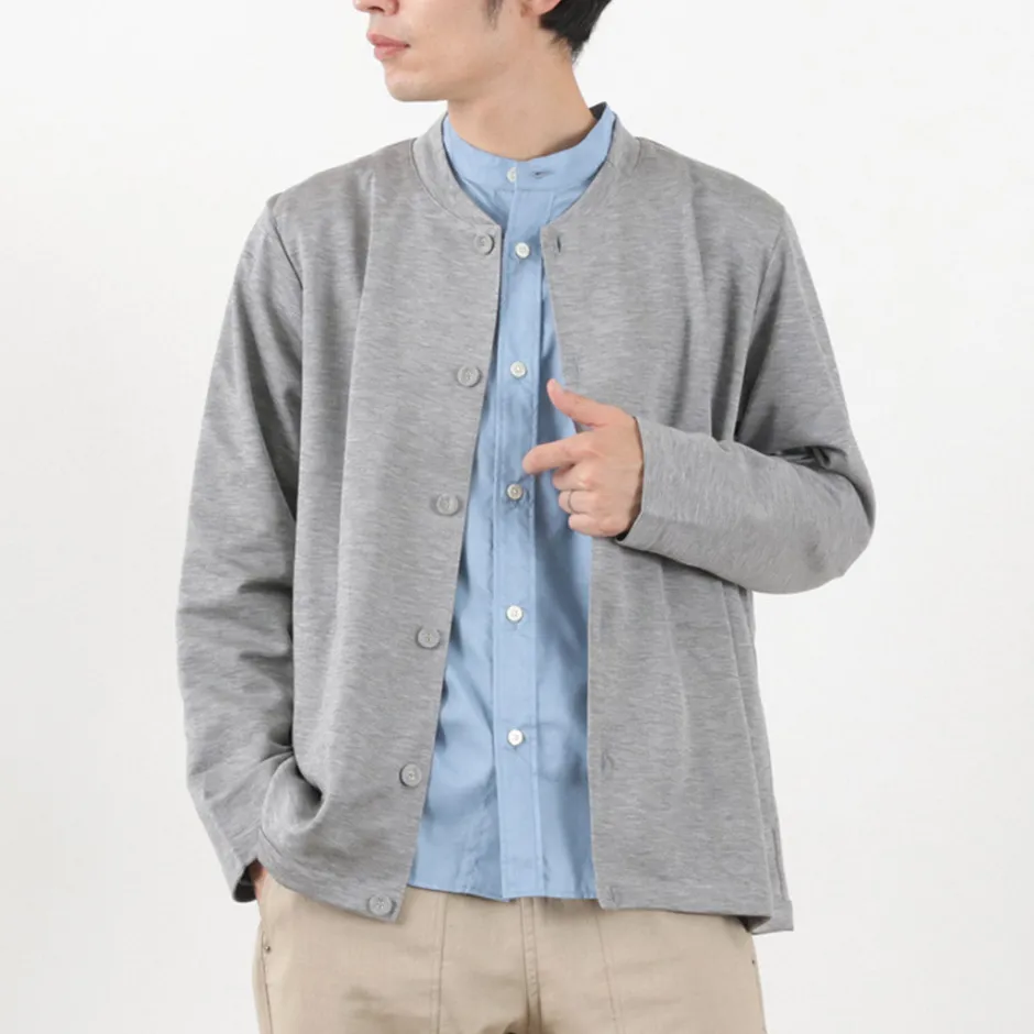 Cardigans^RE MADE IN TOKYO JAPAN / Viscose knit crew neck Cardigan