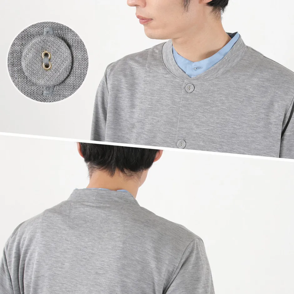 Cardigans^RE MADE IN TOKYO JAPAN / Viscose knit crew neck Cardigan