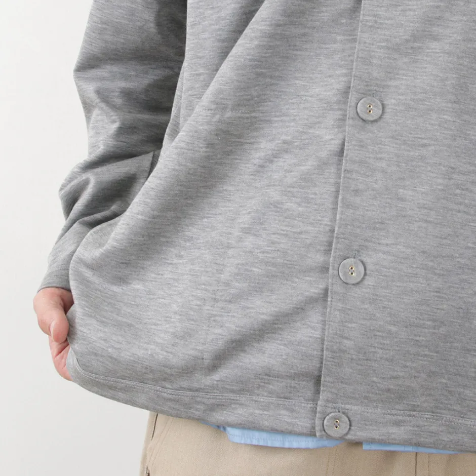 Cardigans^RE MADE IN TOKYO JAPAN / Viscose knit crew neck Cardigan