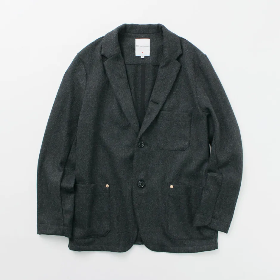 Jackets^RE MADE IN TOKYO JAPAN / Wool Cashmere Kersey Coverall Jacket