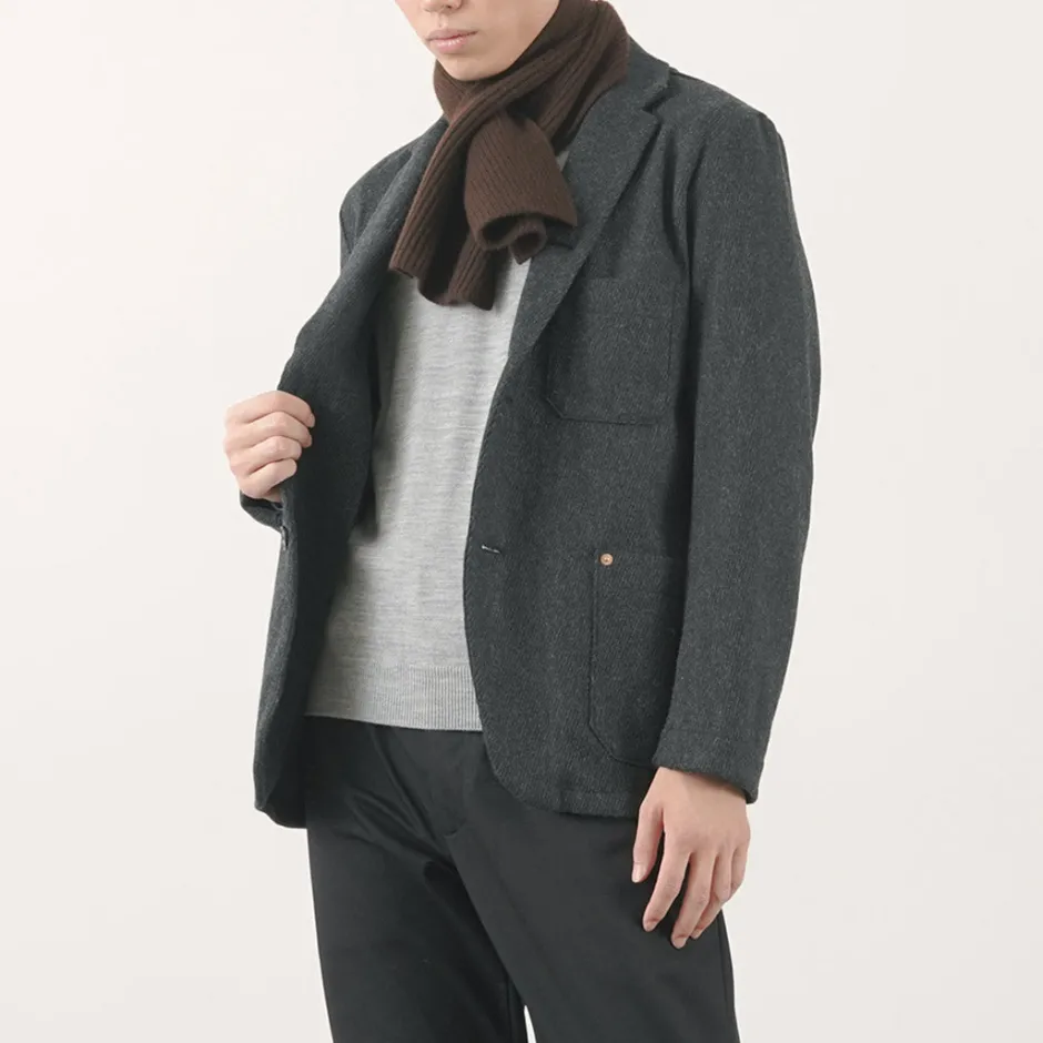 Jackets^RE MADE IN TOKYO JAPAN / Wool Cashmere Kersey Coverall Jacket