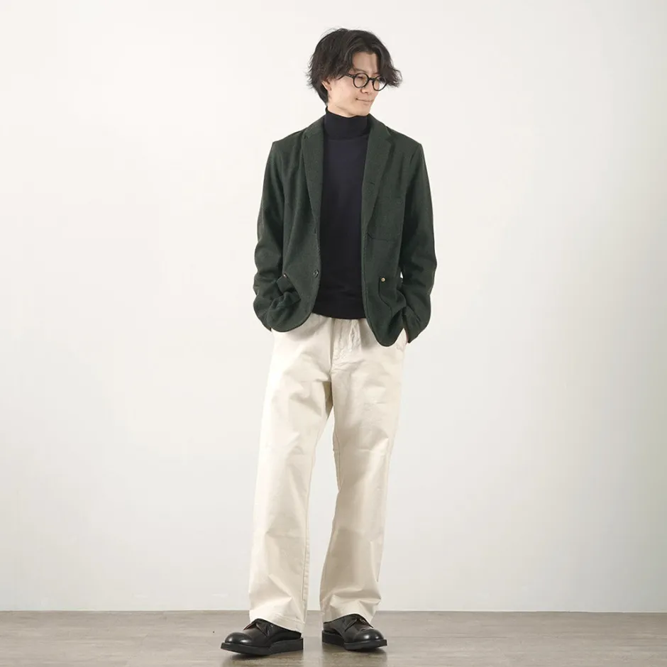 Jackets^RE MADE IN TOKYO JAPAN / Wool Cashmere Kersey Coverall Jacket