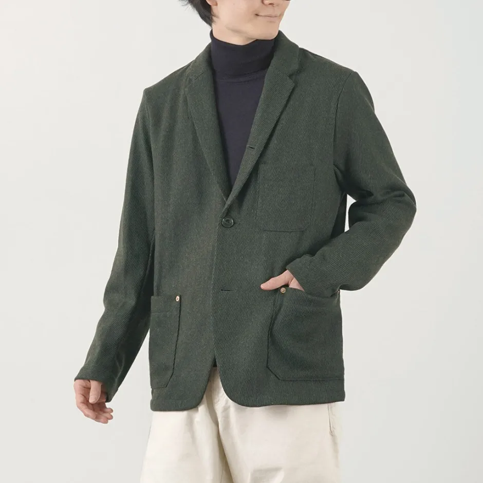 Jackets^RE MADE IN TOKYO JAPAN / Wool Cashmere Kersey Coverall Jacket