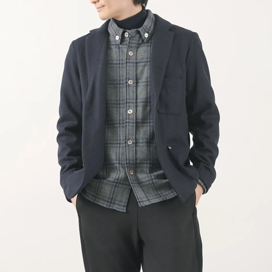 Jackets^RE MADE IN TOKYO JAPAN / Wool Cashmere Kersey Coverall Jacket