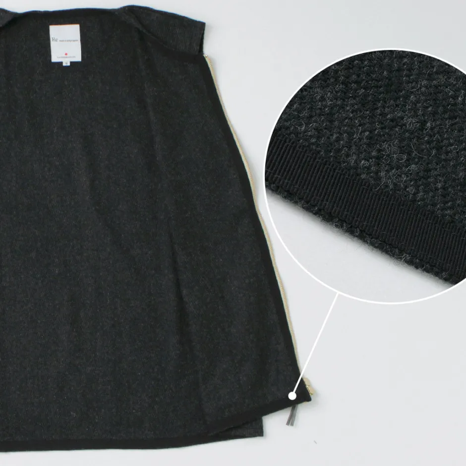 Vests^RE MADE IN TOKYO JAPAN / Wool Cashmere Kersey Crew Vest