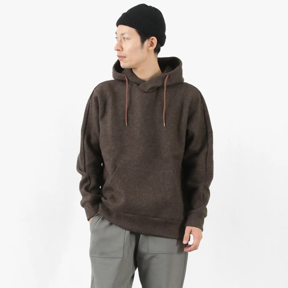 Sweatshirts^RE MADE IN TOKYO JAPAN / Wool Melton Pullover Hoodie