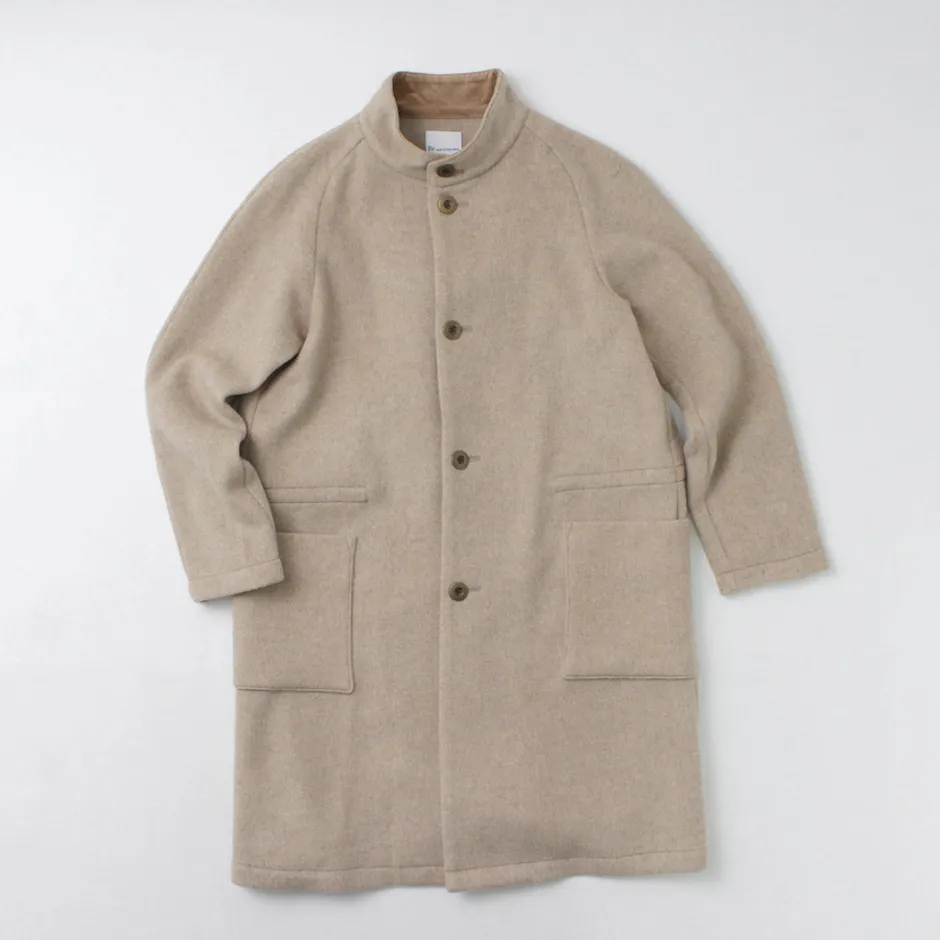 Coats^RE MADE IN TOKYO JAPAN / Wool Melton Stand Collar Coat