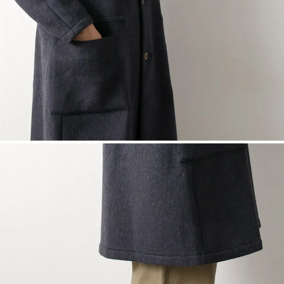 Coats^RE MADE IN TOKYO JAPAN / Wool Melton Stand Collar Coat