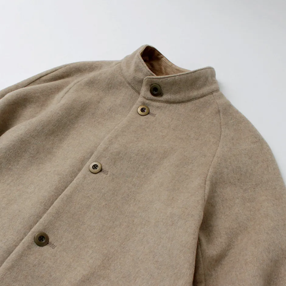 Coats^RE MADE IN TOKYO JAPAN / Wool Melton Stand Collar Coat