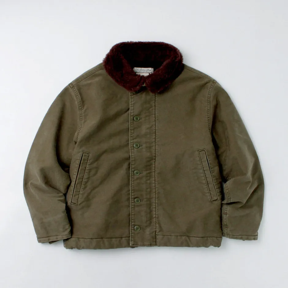 Jackets^REMI RELIEF / Deck Jacket (Wool Boa) khaki