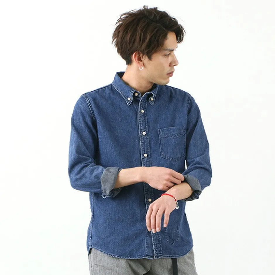 Shirts^REMI RELIEF / Denim Button Down Shirt