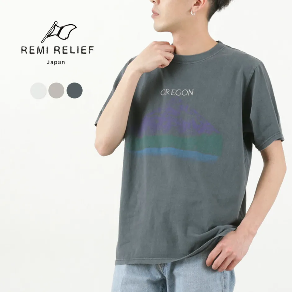 T-Shirts^REMI RELIEF / HARD SP processing 20/- jersey regular T (OREGON)