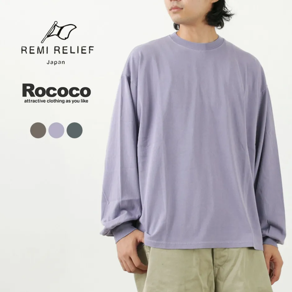 T-Shirts^REMI RELIEF / HARD Special Processing 20 Jersey Long Sleeve T-Shirt (Solid Color)