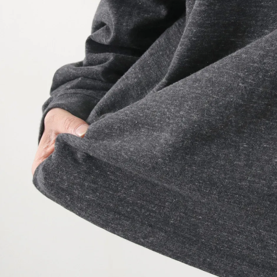 T-Shirts^REMI RELIEF / Melange Jersey Long Sleeve Henley Neck Pocket T-Shirt