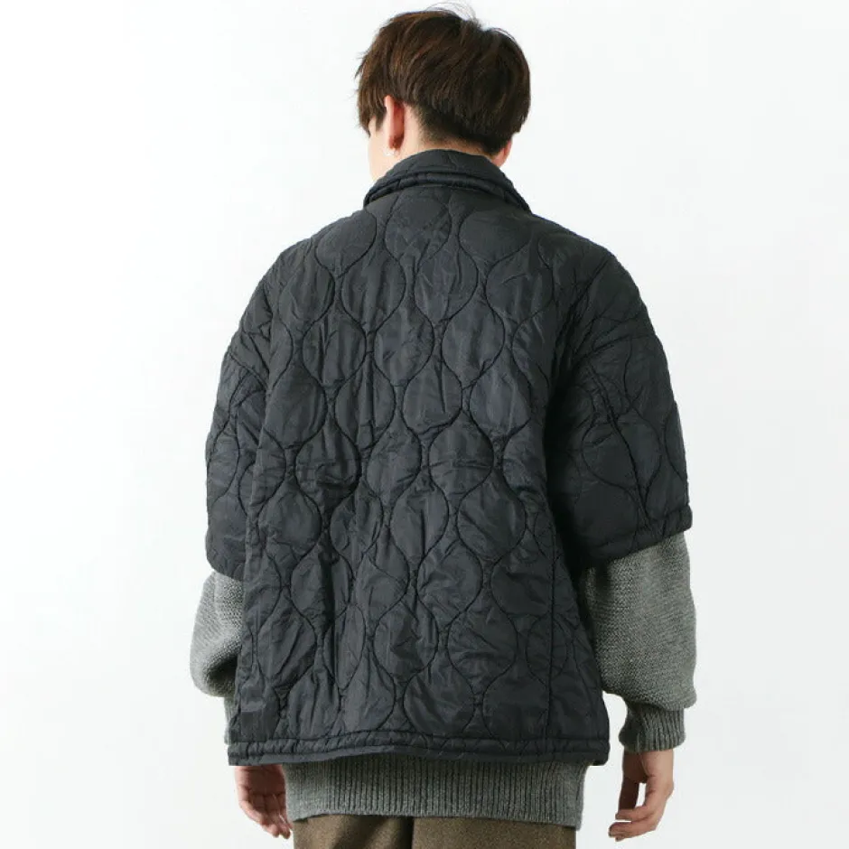 Jackets^REMI RELIEF / Military Ripstop Short Sleeve Quilted Shirt Jacket
