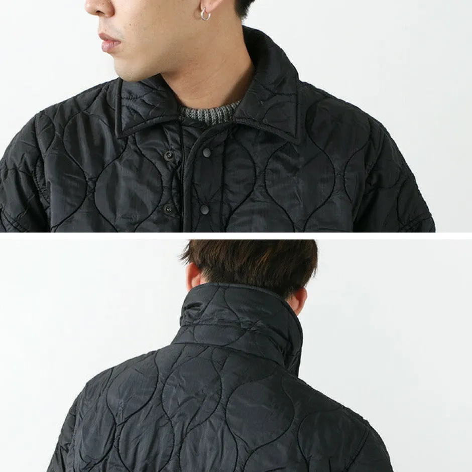 Jackets^REMI RELIEF / Military Ripstop Short Sleeve Quilted Shirt Jacket